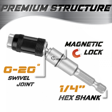 Load image into Gallery viewer, Magnetic Pivot Drill Bit Holder
