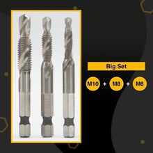 Load image into Gallery viewer, Thread Tap Drill Bits Set