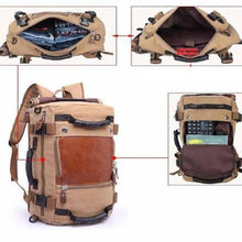 Load image into Gallery viewer, 2-in-1 Convertible Travel Backpack