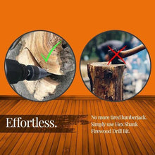 Load image into Gallery viewer, Hex Shank Firewood Drill Bit