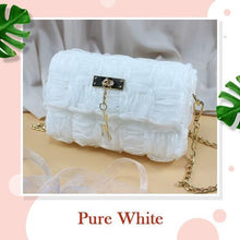 Load image into Gallery viewer, Flowery Chiffon Ribbon Handbag DIY Kit