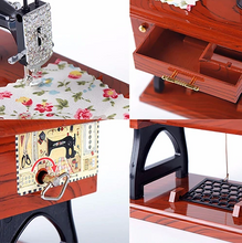 Load image into Gallery viewer, Mini Sewing Machine Music Box