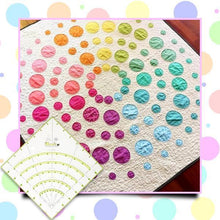 Load image into Gallery viewer, Arcs & Fans Quilt Circle Cutter Ruler