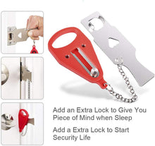 Load image into Gallery viewer, Portable Door Jam Lock