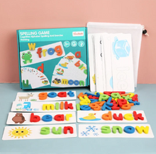 Load image into Gallery viewer, Letter Recognition Word Spelling Toy