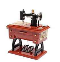 Load image into Gallery viewer, Mini Sewing Machine Music Box