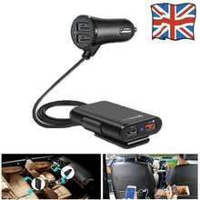 Load image into Gallery viewer, Car Front & Back Seat Charger