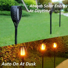 Load image into Gallery viewer, Flickering Flame Solar Torches
