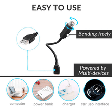 Load image into Gallery viewer, USB LED Night Light