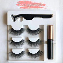 Load image into Gallery viewer, Magnetic Eyelashes and Eyeliner 3 Pairs Set