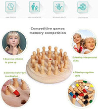 Load image into Gallery viewer, Wooden Memory Match Stick Chess
