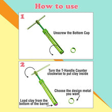Load image into Gallery viewer, Polymer Clay Extruder Set
