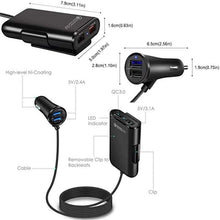 Load image into Gallery viewer, Car Front &amp; Back Seat Charger
