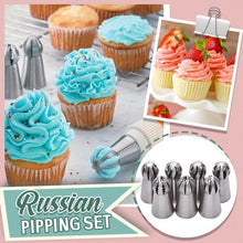 Load image into Gallery viewer, Cake Decor Piping Nozzle Set (8-pc or 22-pc)
