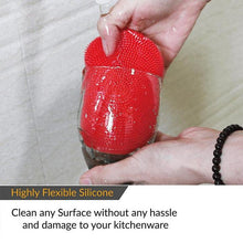 Load image into Gallery viewer, Silicone Multi-purpose Scrubber Sponge
